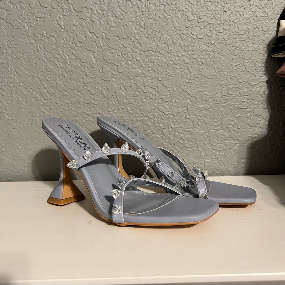 Light blue sandals
